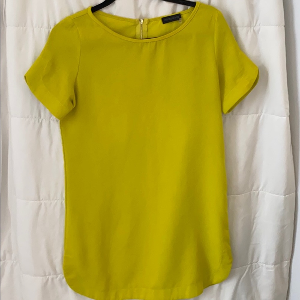 Yellow/green midi dress